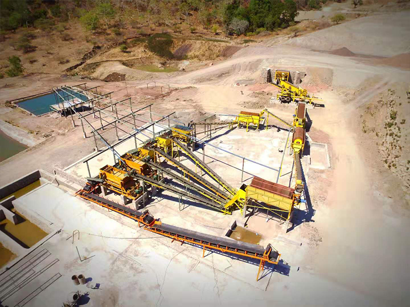 河南郑州时产600-700吨玄武岩破碎生产线